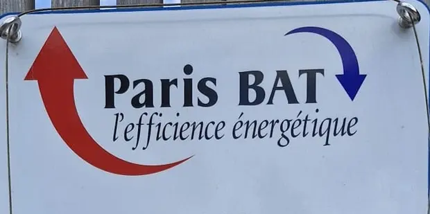 Logo PARIS BAT, l’efficacité énergétique